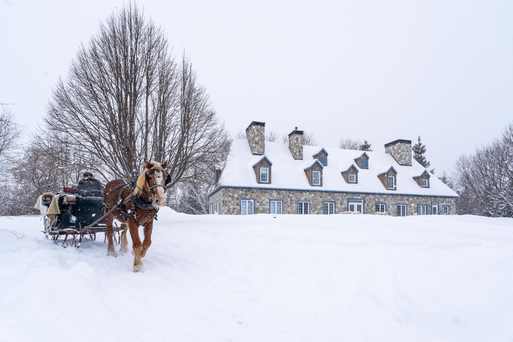 Le Baluchon Eco-Villegiature Saint-Paulin Kültér fotó