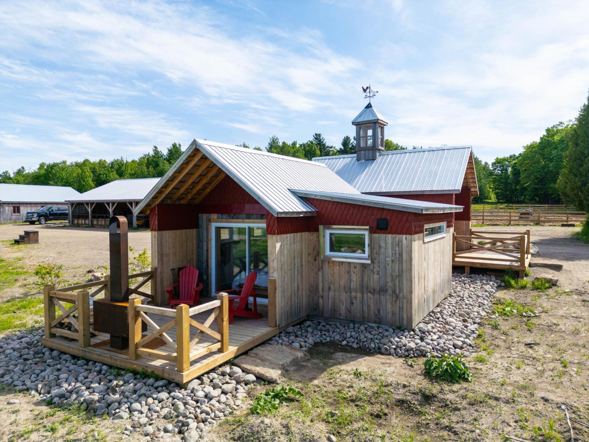 Le Baluchon Eco-Villegiature Saint-Paulin Kültér fotó