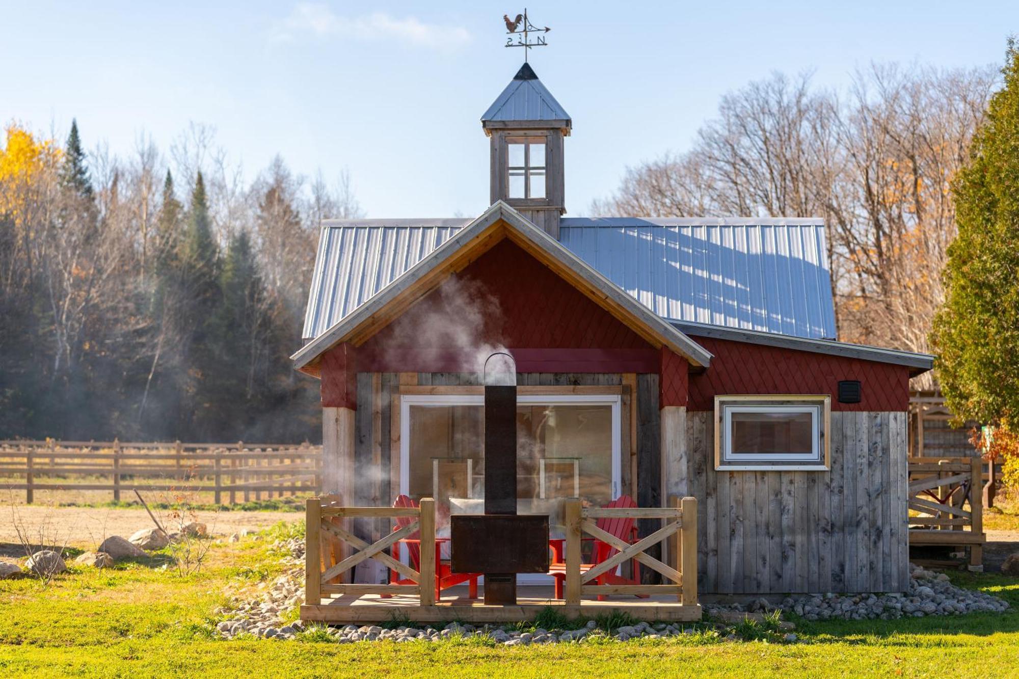 Le Baluchon Eco-Villegiature Saint-Paulin Kültér fotó