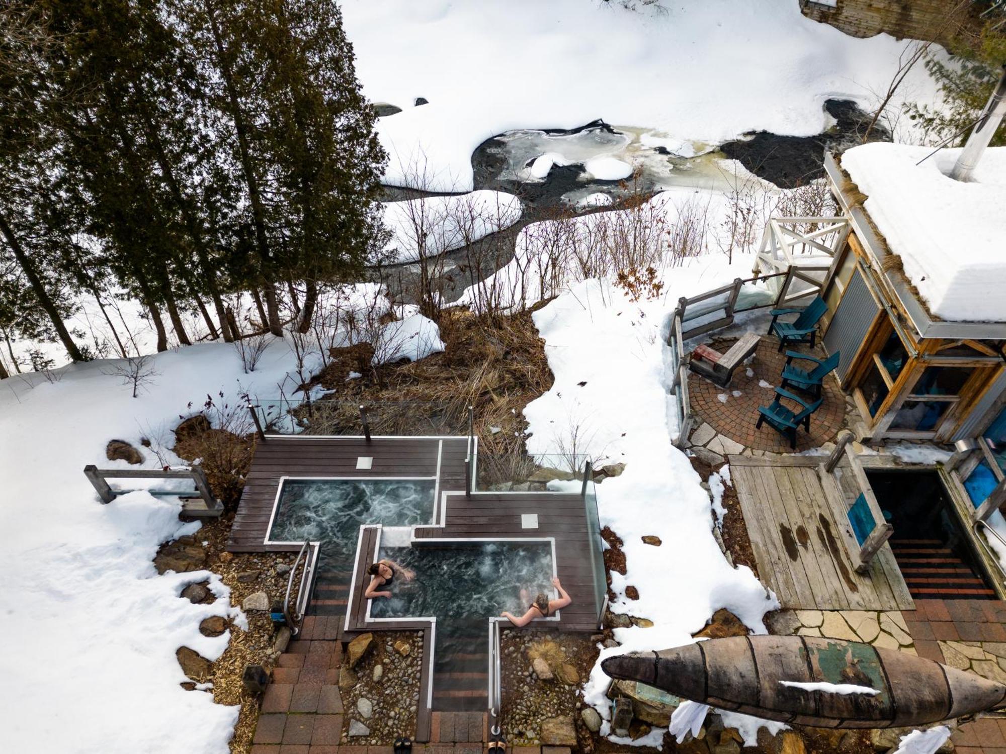 Le Baluchon Eco-Villegiature Saint-Paulin Kültér fotó