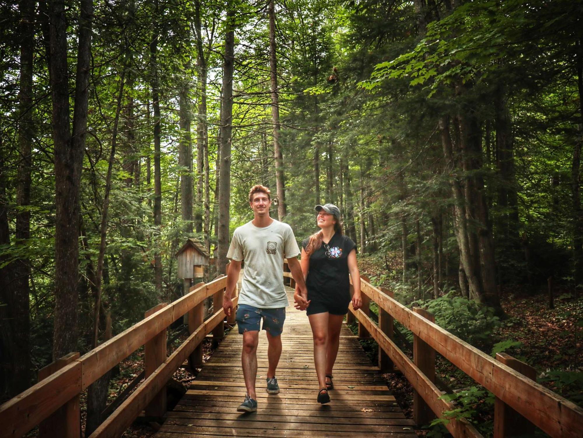 Le Baluchon Eco-Villegiature Saint-Paulin Kültér fotó