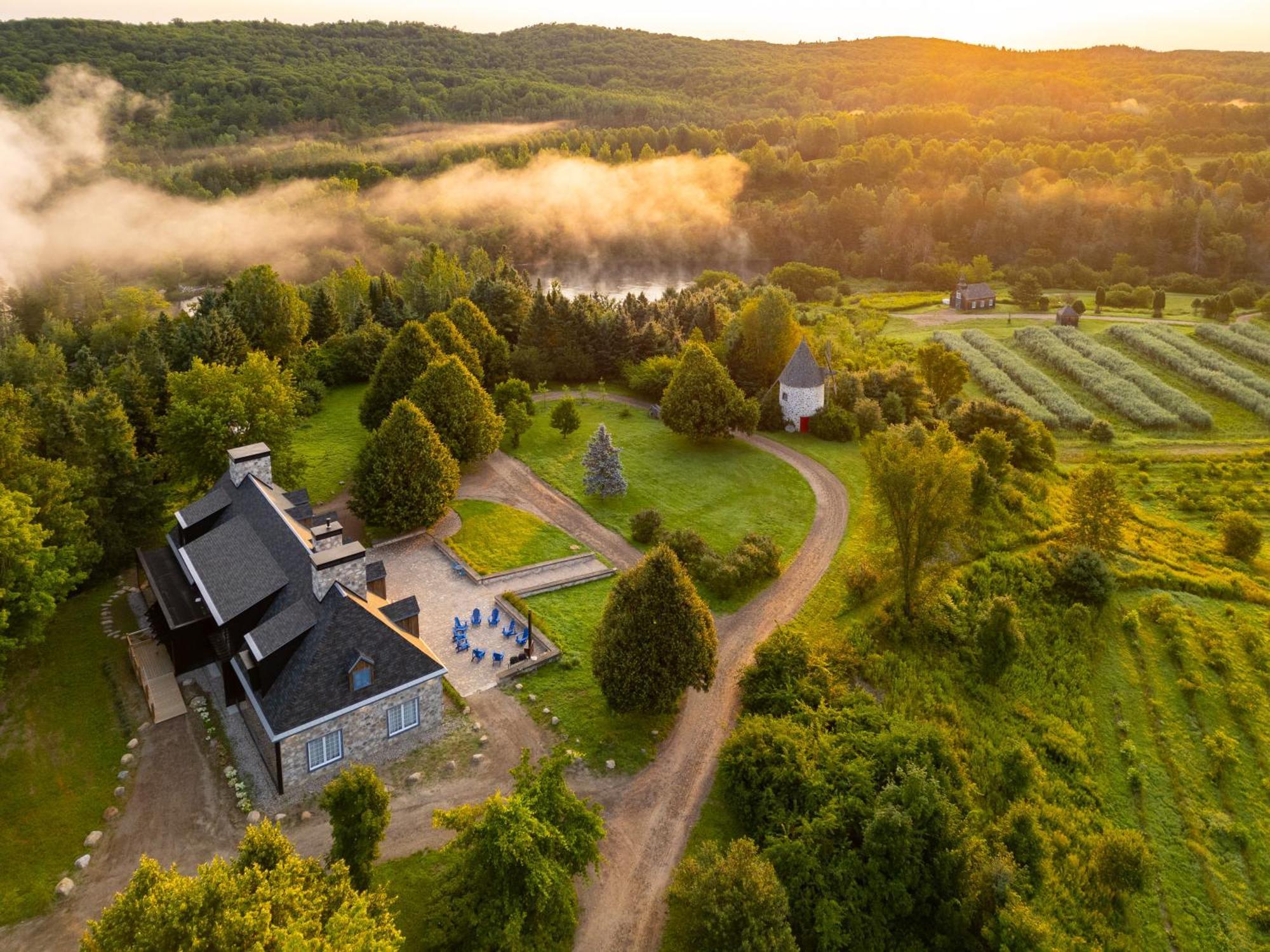 Le Baluchon Eco-Villegiature Saint-Paulin Kültér fotó