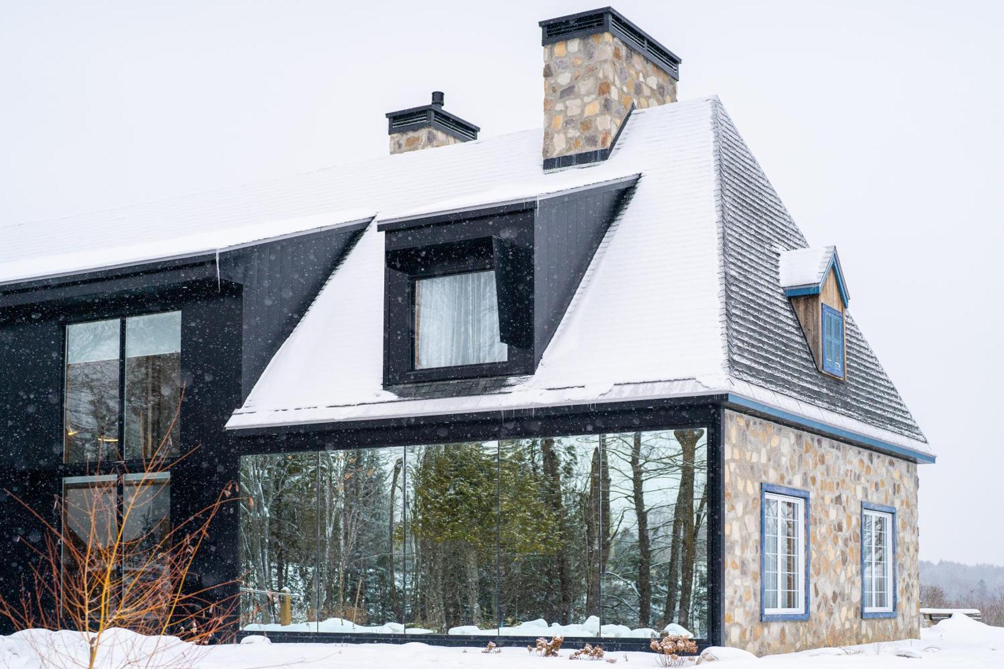 Le Baluchon Eco-Villegiature Saint-Paulin Kültér fotó